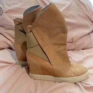 Frankie Segal Wedge Booties